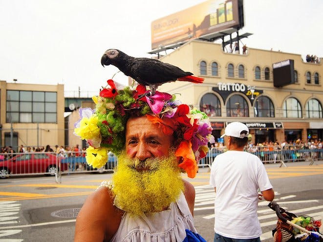 Ms. Colombia at Coney Island Mermaid Parade